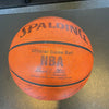 1996-97 Philadelphia 76ers Signed Game Used Basketball Allen Iverson Rookie JSA