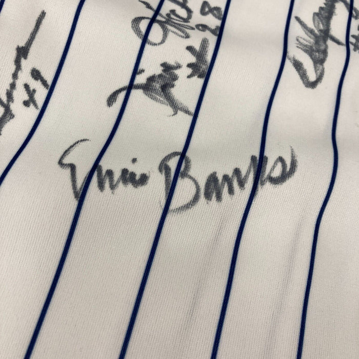 1969 Chicago Cubs Team Signed Authentic Jersey Ernie Banks 21 Sigs JSA COA