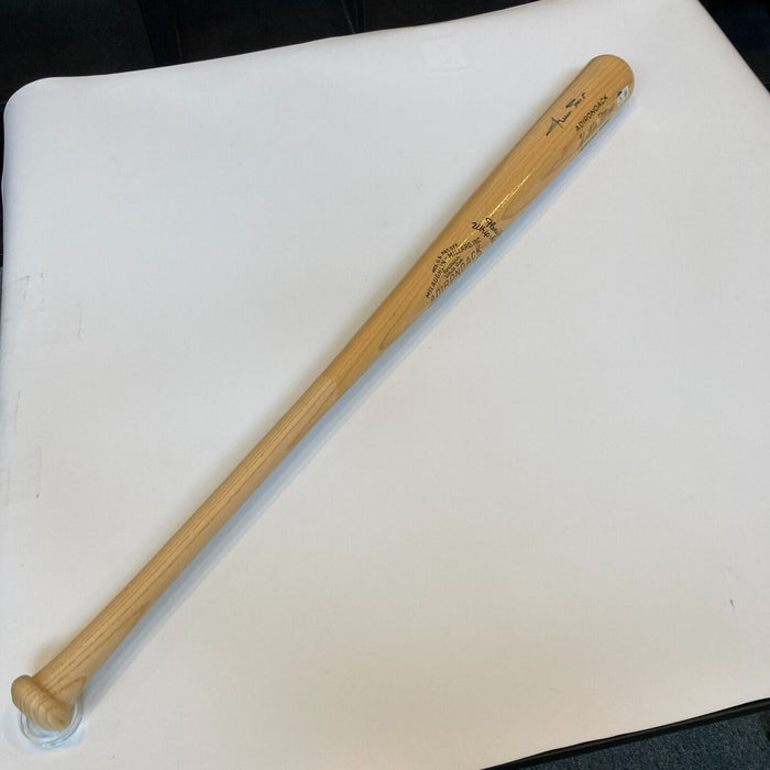 Willie Mays Signed Adirondack Game Model Baseball Bat With Beckett COA