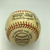 Joe Dimaggio Willie Mays Stan Musial Casey Stengel Multi Signed Baseball JSA COA