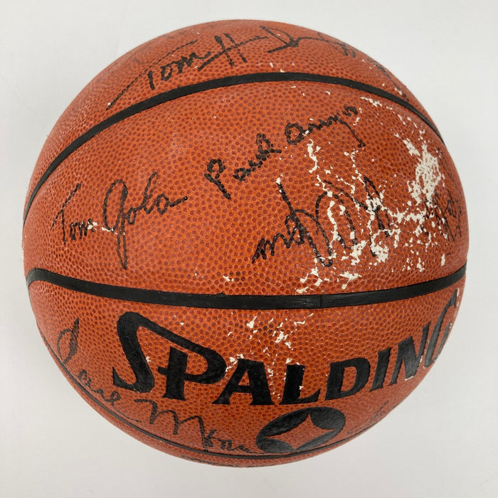 Michael Jordan Wilt Chamberlain Hall Of Fame Multi Signed Basketball Beckett COA