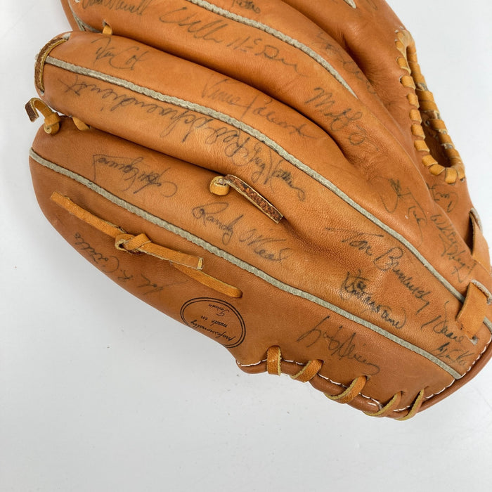 1988 St. Louis Cardinals Team Signed Baseball Glove 30 Sigs Ozzie Smith