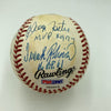 Willie Mays Stan Musial NL MVP Winners Signed Heavily Inscribed Baseball PSA DNA