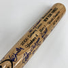 2000 NY Yankees WS Champs Team Signed Bat Derek Jeter Mariano Rivera JSA COA