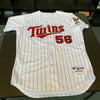 Carmen Cali Signed Game Used 2007 Minnesota Twins Baseball Jersey JSA COA