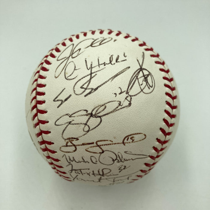 Rare 2007 Colorado Rockies NL Champs Team Signed World Series Baseball JSA COA