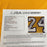 Kobe Bryant  "Mamba Out" Signed Authentic Adidas Los Angeles Lakers Jersey JSA