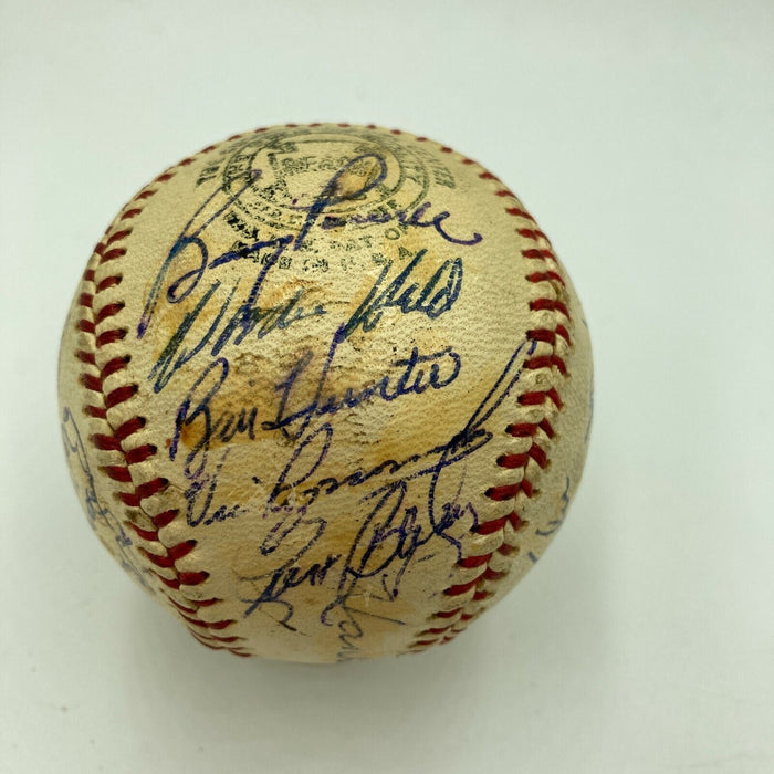 1966 Baltimore Orioles World Series Champs Team Signed AL Baseball With JSA COA