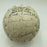 Mickey Mantle Joe Dimaggio Willie Mays Hall Of Fame Multi Signed Baseball JSA