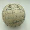 Mickey Mantle Joe Dimaggio Willie Mays Hall Of Fame Multi Signed Baseball JSA