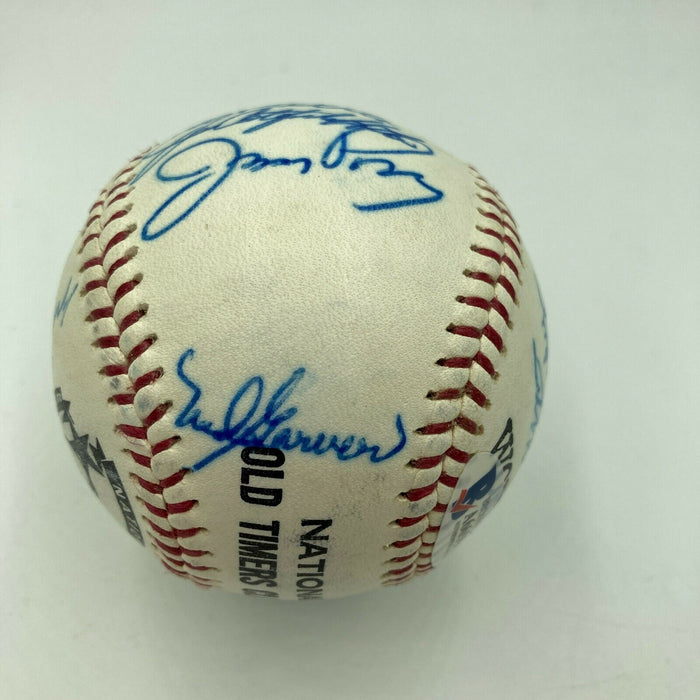 Brooks Robinson HOF Signed Cracker Jack Old Timers Game Baseball Beckett COA