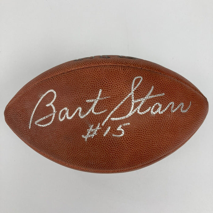 Bart Starr #15 Signed Wilson Official NFL Football JSA COA