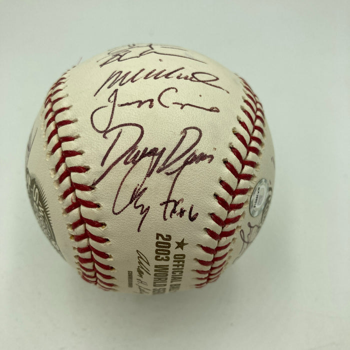 2003 Florida Marlins World Series Champs Team Signed W.S. Baseball MLB Hologram