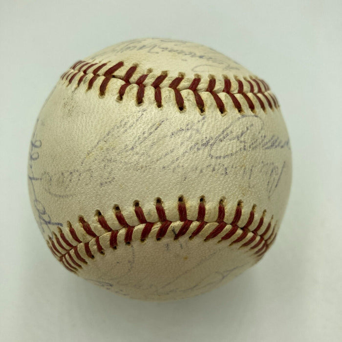 1963 Boston Red Sox AL Champs Team Signed American League Baseball With JSA COA