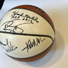 Phil Knight & Reggie Miller 2012 HOF Induction Class Signed Basketball JSA COA