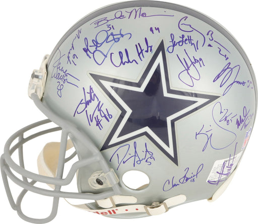 1995 Dallas Cowboys Super Bowl Champs Team Signed Authentic Helmet PSA DNA COA