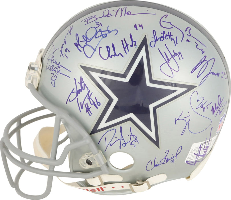 1995 Dallas Cowboys Super Bowl Champs Team Signed Authentic Helmet PSA DNA COA