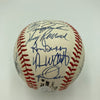 Beautiful 1990 Cincinnati Reds World Series Champs Team Signed Baseball JSA COA