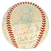 Beautiful Jackie Robinson 1951 Brooklyn Dodgers Team Signed Baseball Beckett COA