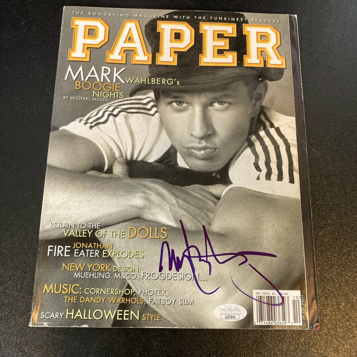 Mark Wahlberg Signed Autographed Magazine With JSA COA