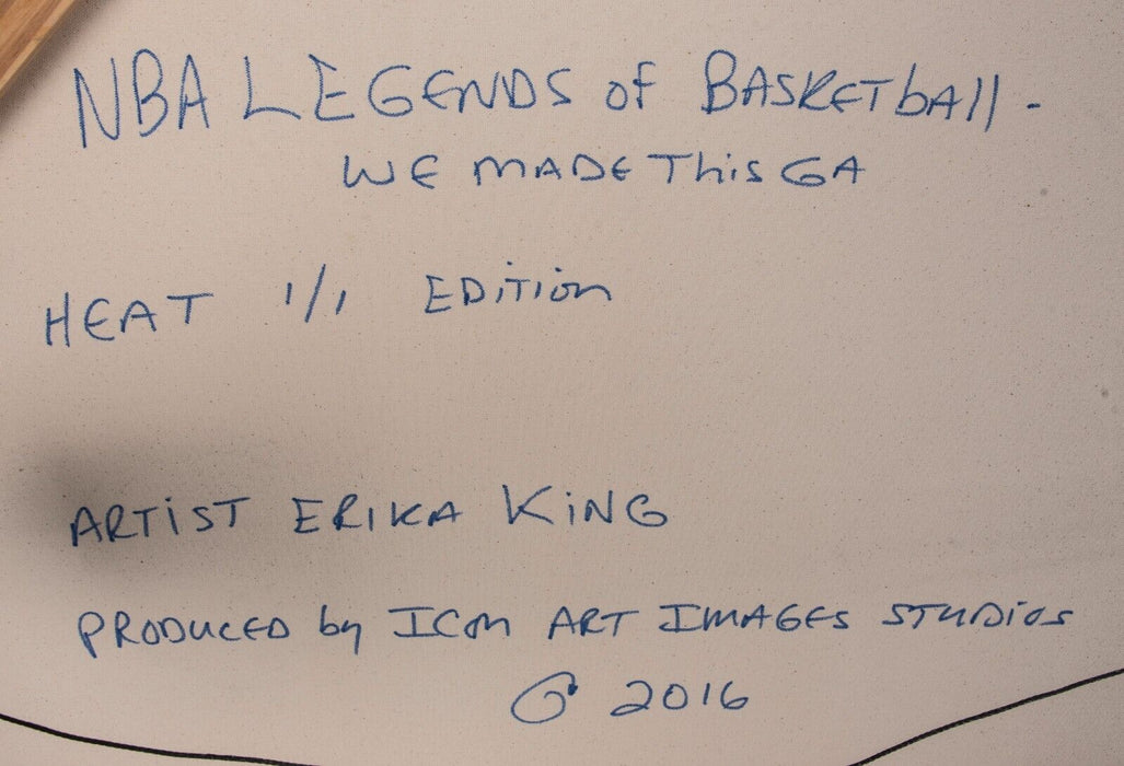 Michael Jordan Kobe Bryant LeBron James Signed Legends Of The Game Art 1/1