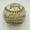 Hack Wilson Single Signed 1932 Official National League Baseball JSA COA