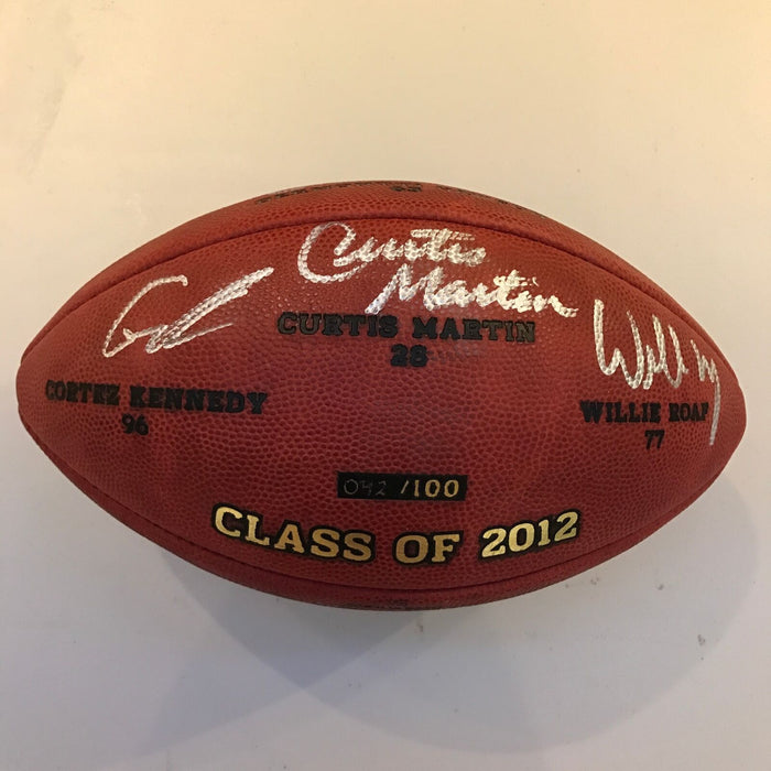 Hall Of Fame Class Of 2012 Signed NFL Wilson Football 6 Signatures JSA COA