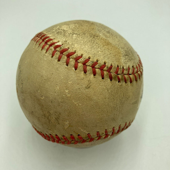 Chick Charles Fullis 1920's Single Signed Baseball 1934 St. Louis Cardinals BAS