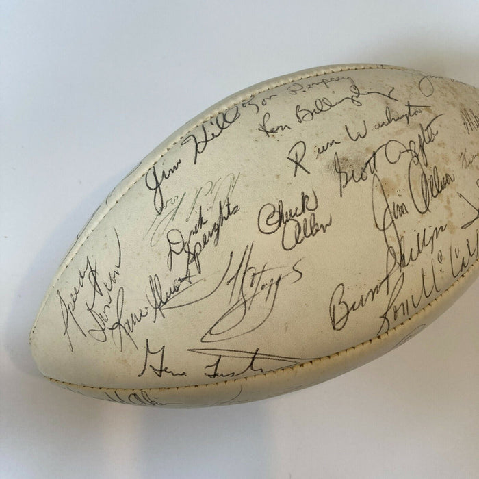 1968 San Diego Chargers Team Signed Vintage Spalding Football