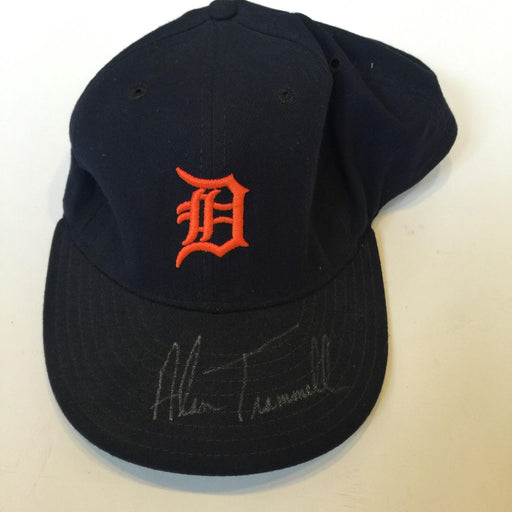 1980's Alan Trammell Signed Game Issued Detroit Tigers Hat With JSA Sticker