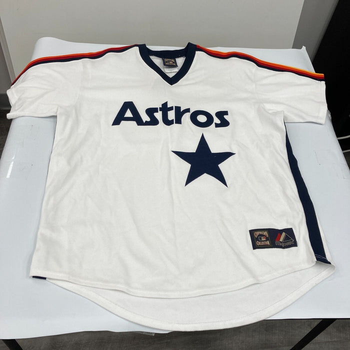 Nolan Ryan Signed Authentic Majestic Cooperstown Houston Astros Jersey JSA