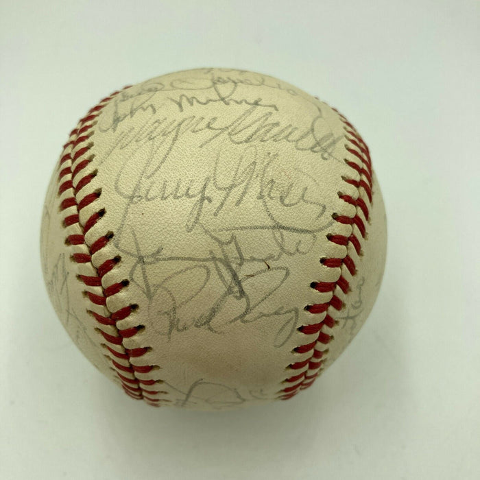 Willie Mays Tom Seaver 1975 New York Mets Team Signed National League Baseball