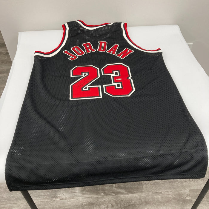 Michael Jordan Signed Chicago Bulls Nike Pro Cut Jersey JSA COA & UDA Upper Deck