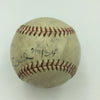 Rare 1934 Dick Powell & Harry Ruby Signed Game Used National League Baseball PSA