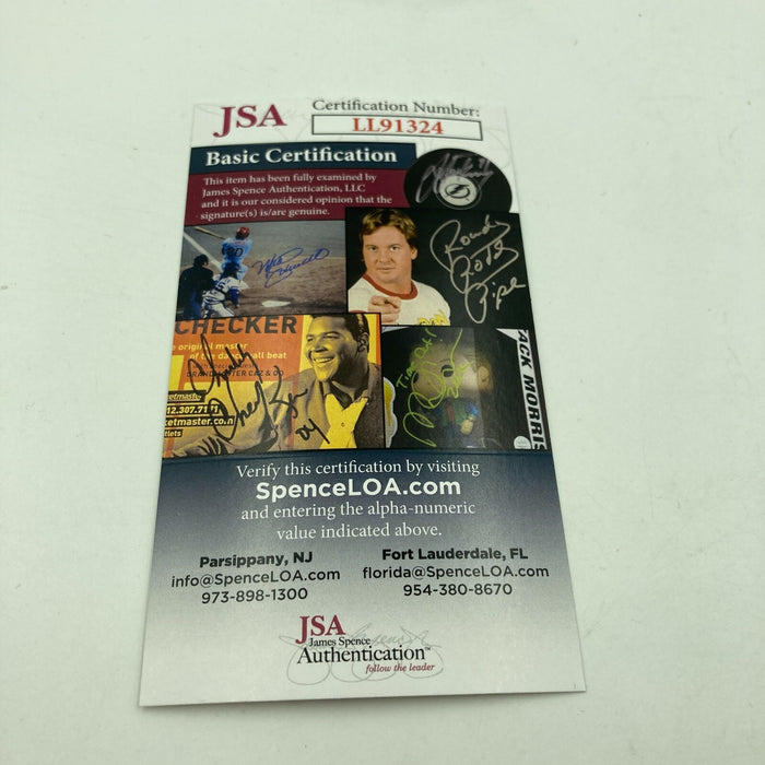 Mike Schmidt Signed Hand Painted Official National League Art Baseball JSA COA