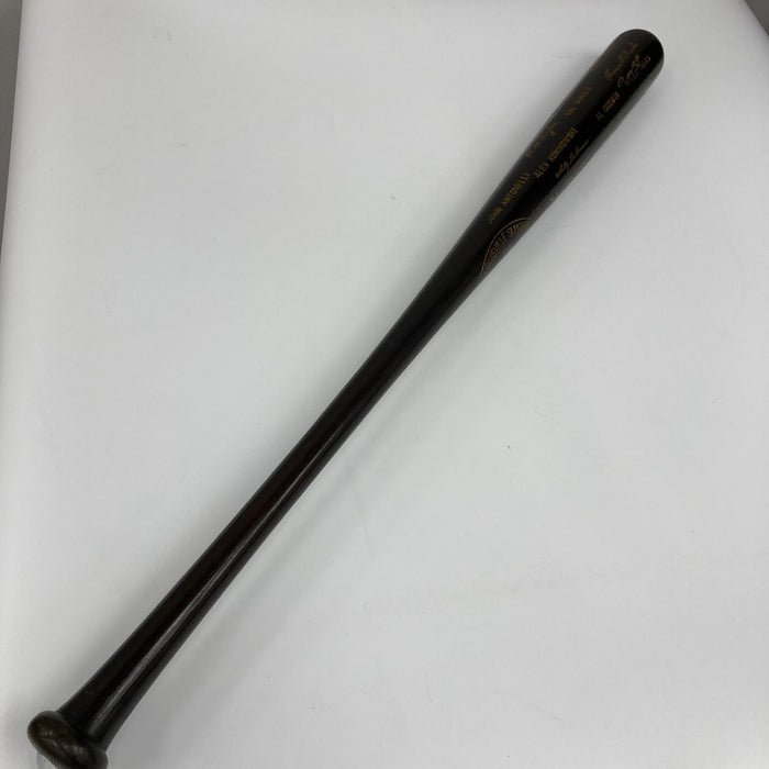 Willie Mays Signed 1954 World Series Presentation Baseball Bat JSA COA RARE