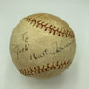 Walter Johnson Single Signed Baseball JSA COA