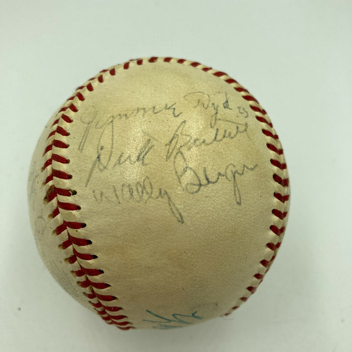 1933 Inaugural First Ever All Star Game Team Signed Baseball With JSA COA