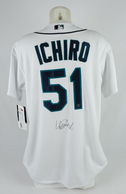 Ichiro Suzuki Signed Authentic Seattle Mariners Game Model Jersey Ichiro COA