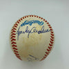 Sparky Anderson Al Kaline Newhouser Rogell Tigers Legends Signed Baseball PSA