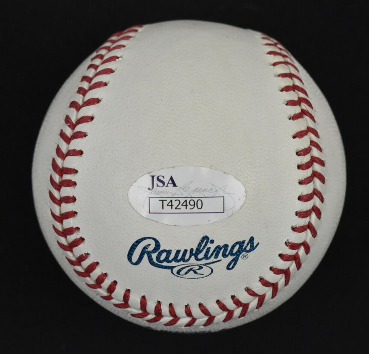 Mariano Rivera 1995 Rookie Signed American League Baseball With JSA COA