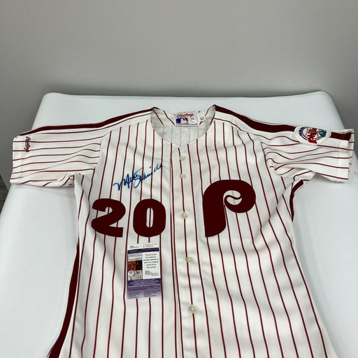 Mike Schmidt Signed 1989 Game Model Philadelphia Phillies Jersey With JSA COA