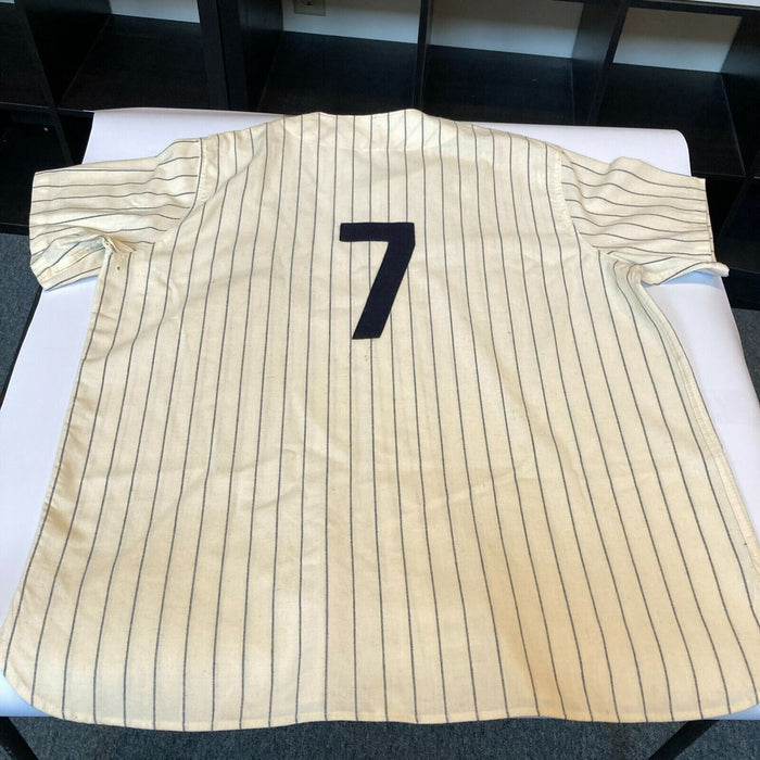 Mickey Mantle No. 7 Signed Authentic New York Yankees Game Jersey Beckett COA