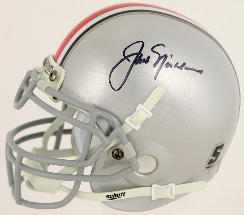 Jack Nicklaus Ohio State Signed Mini Football Helmet PSA DNA COA PGA Golf