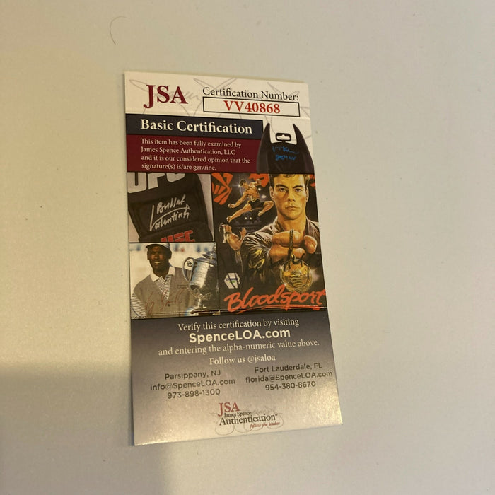 Wade Boggs Signed Vintage Boston Red Sox Hat JSA COA