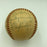 1960 Cleveland Indians Team Signed American League Baseball JSA COA