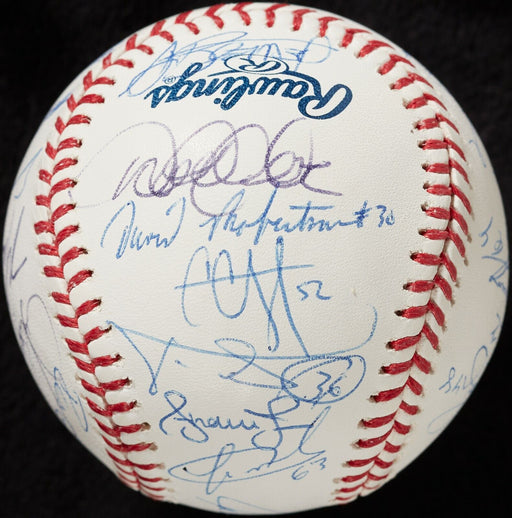 2011 New York Yankees Team Signed Baseball Derek Jeter Mariano Rivera Steiner
