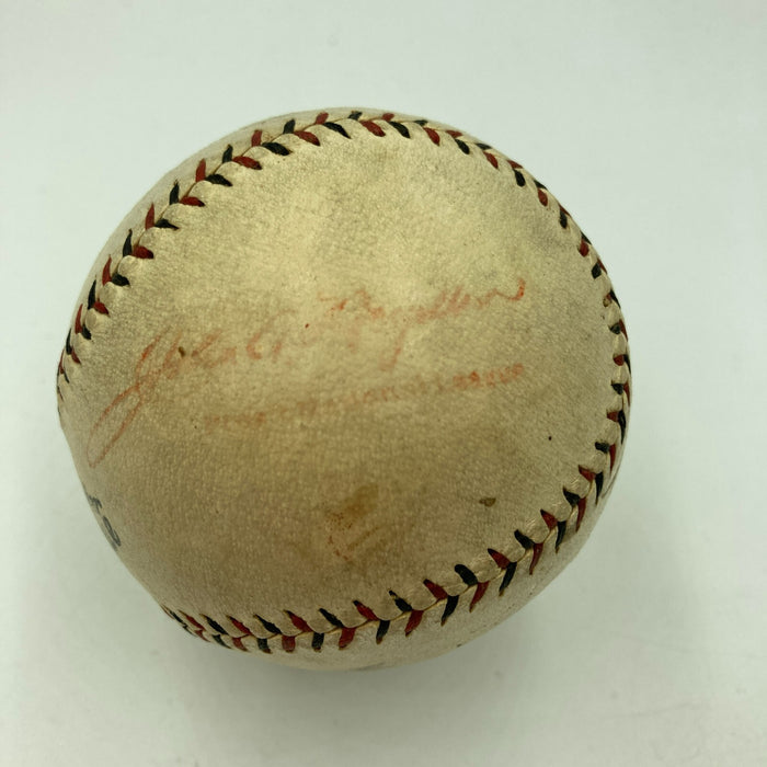 Historic Hughie Jennings & John McGraw Signed 1924 National League Baseball JSA