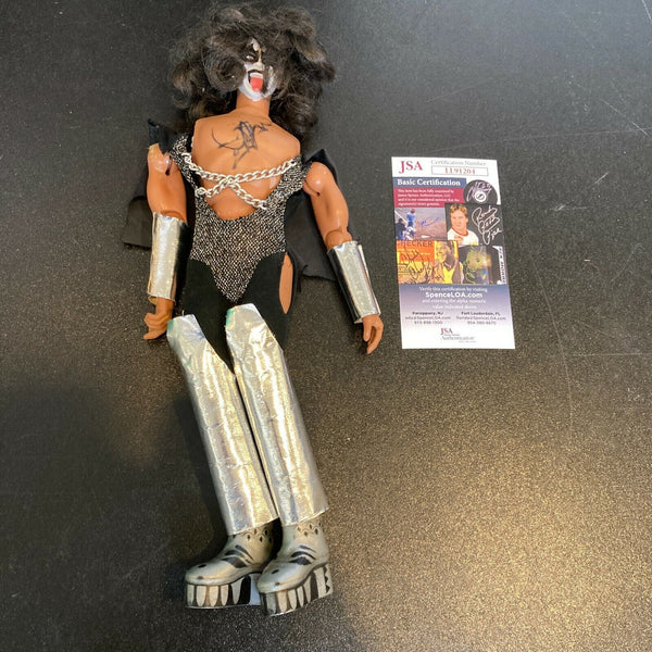 Gene Simmons Signed Vintage 1978 Kiss Action Figure Mego With JSA COA