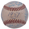 1957 Milwaukee Braves World Series Champs Team Signed Baseball Beckett COA